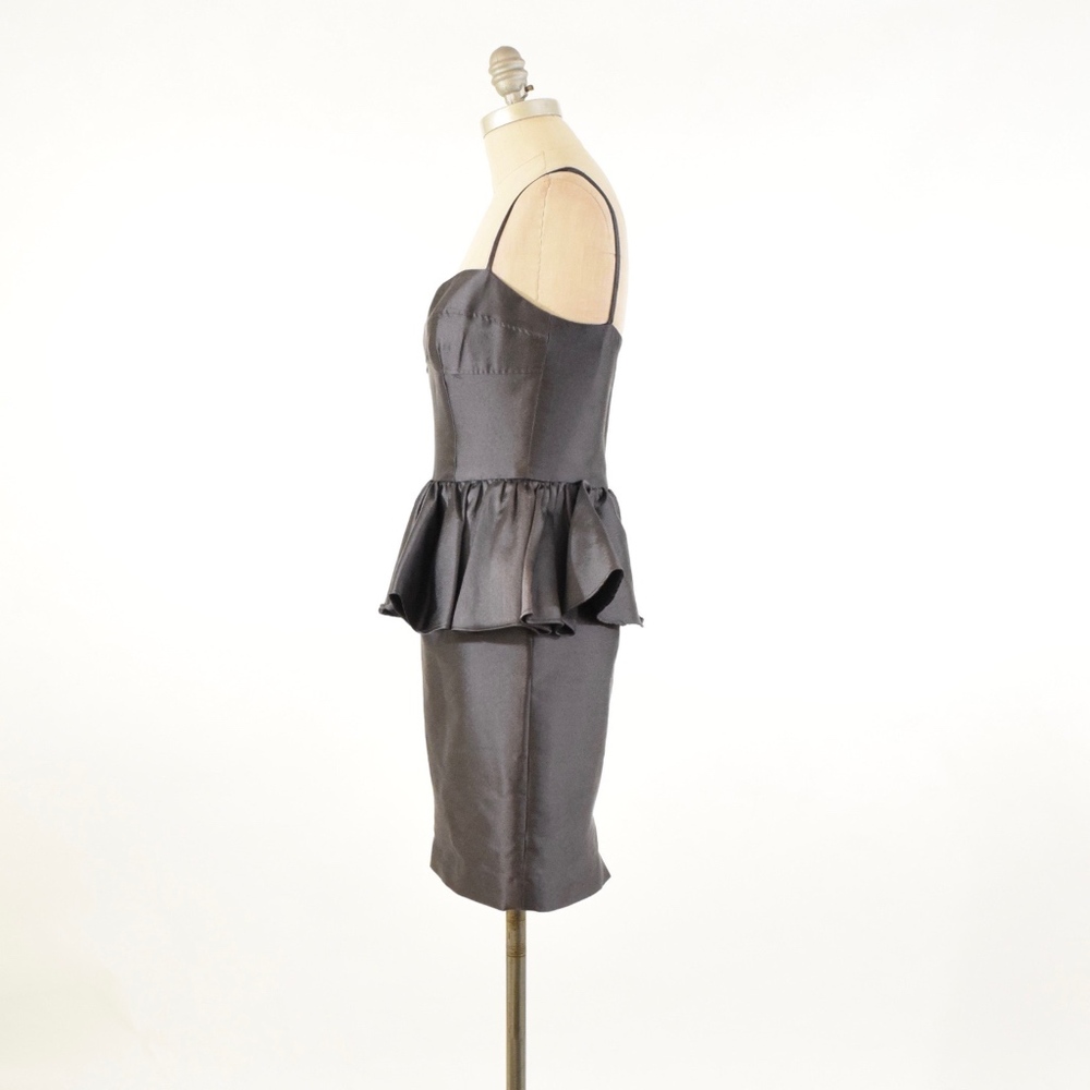 Chloe & Reese Silk Peplum Cocktail Dress - Picture 4 of 7